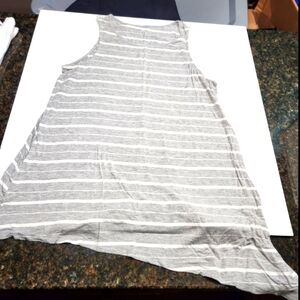 Justice Girl's Asymmetrical Striped Tank Size 20